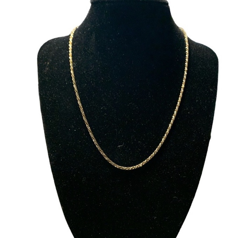 Danecraft 925 SS Sterling Silver Gold Over SS Tri Coloured 20” Necklace Chain